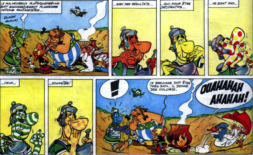 Le Combat des chefs de René Goscinny (scénario) et Albert Uderzo (dessin), 1964-66, Hachette