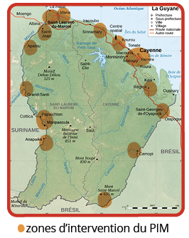 Zone d'intervention - PIM