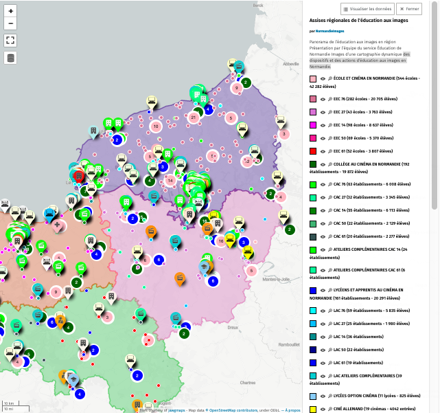 cartographie normandie images